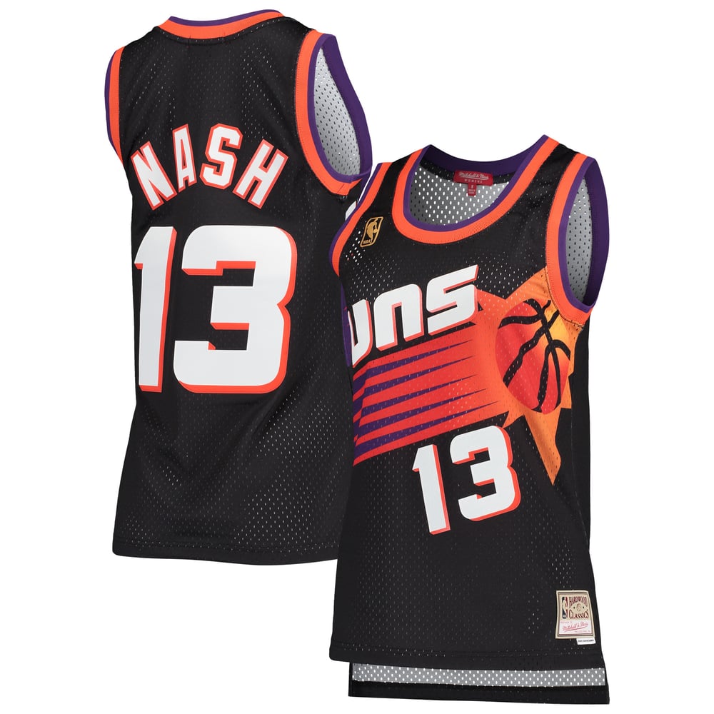 Maillot Steve Nash Phoenix Suns Swingman Hardwood Classics Femme - Black