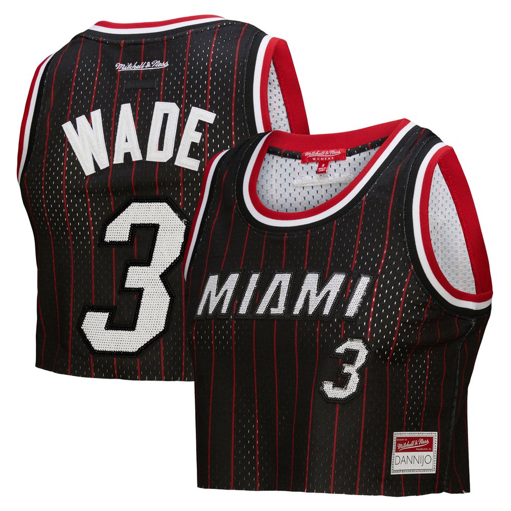 Maillot Dwyane Wade Miami Heat Replica Femme - Black