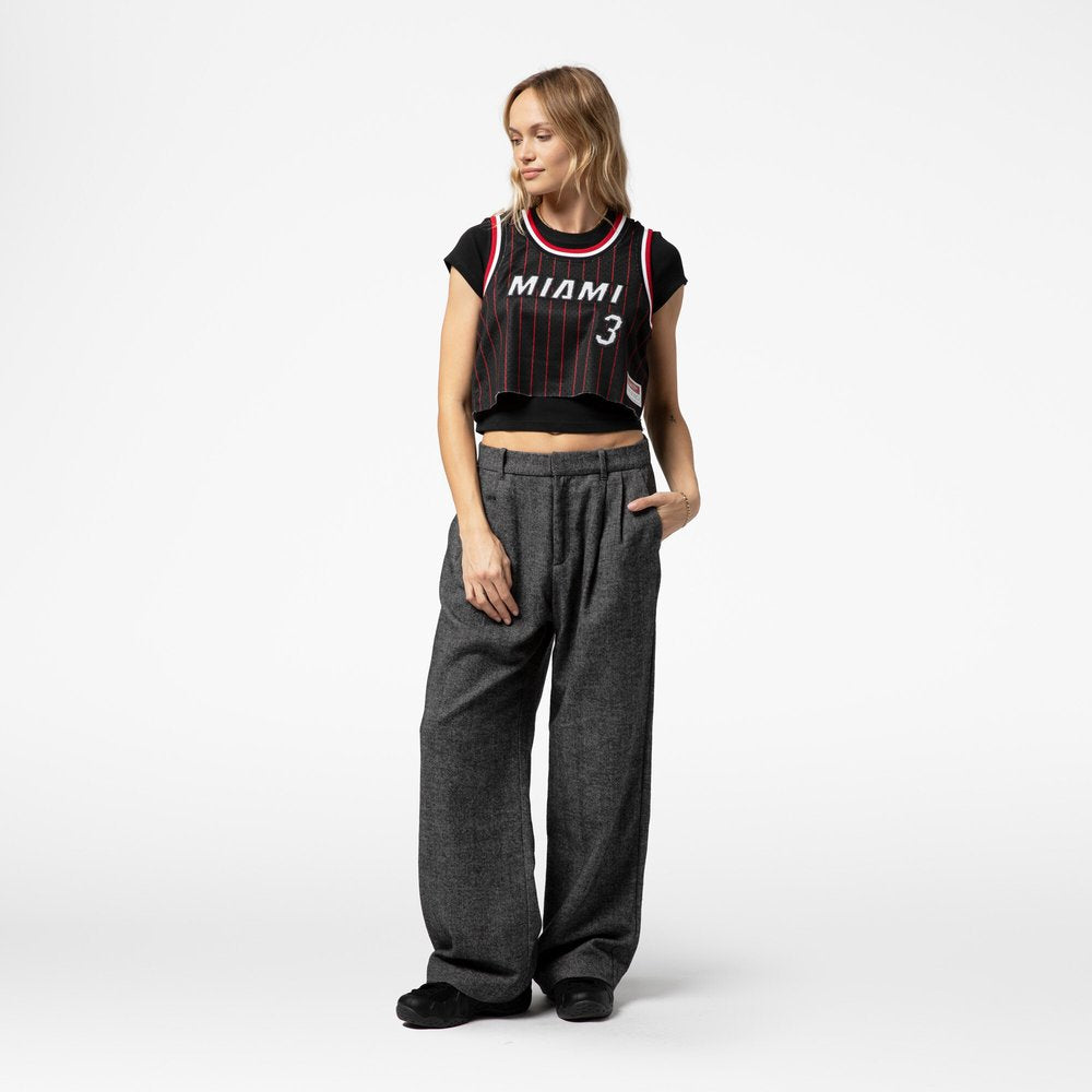 Maillot Dwyane Wade Miami Heat Replica Femme - Black